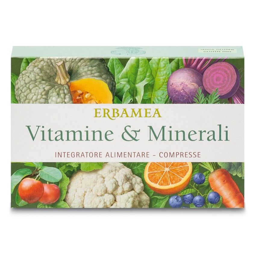 Erbamea Vitamine e Minerali - Integratore Alimentare 24 Compresse
