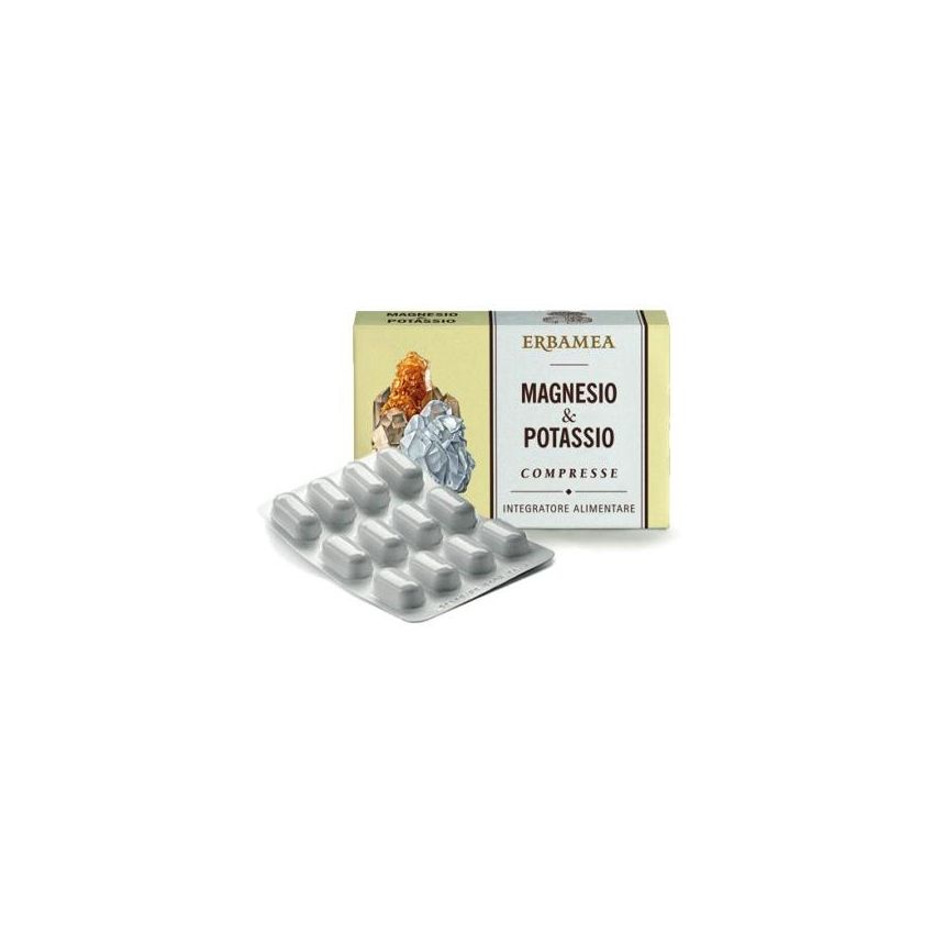 Magnesio e Potassio Erbamea - Pacco da 24 Compresse