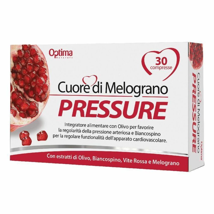 Compresse di Melograno per la Salute del Cuore, 30 Comprimidos da 1g
