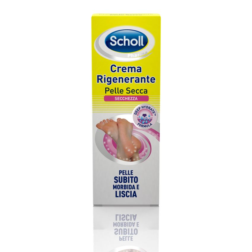 Crema Rigenerante per Piedi con Pelle Secca di Scholl, 82,5g/60ml