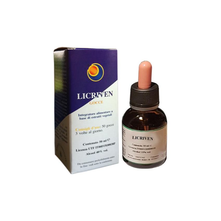 Licriven Gocce per Salute e Benessere - Flacone da 50ml