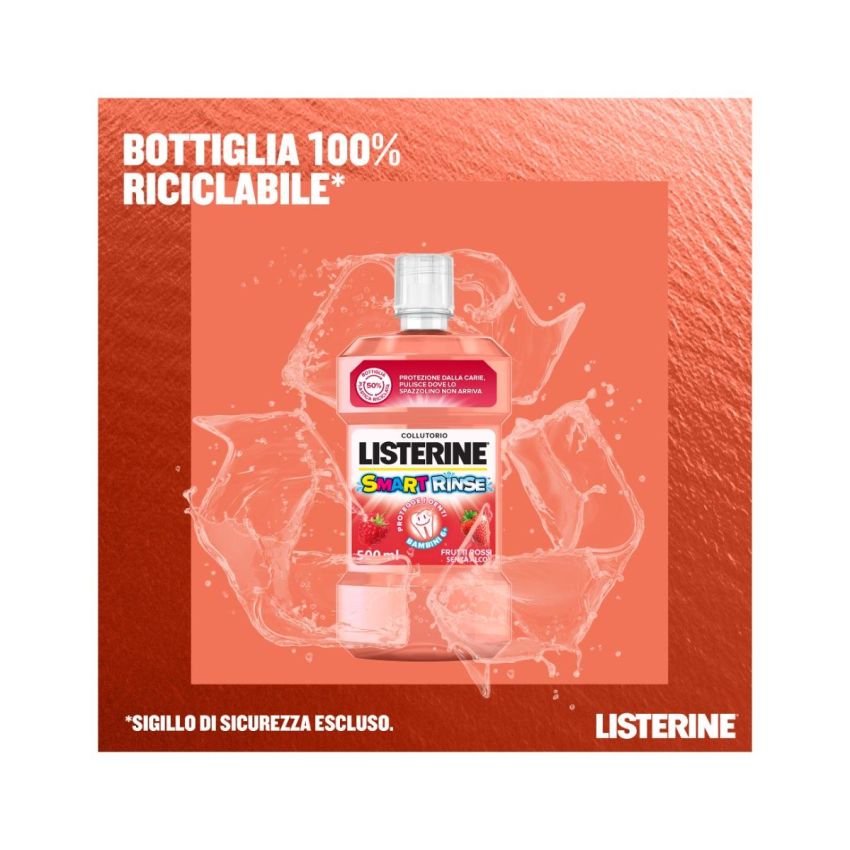 Listerine Smart Rinse Collutorio Protettivo 500ml