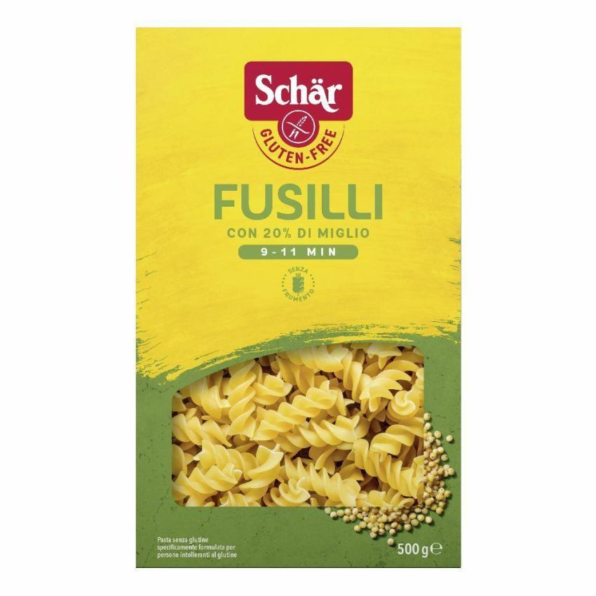 Fusilli Schar da 500g - Pasta Senza Glutine