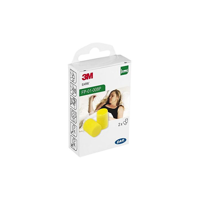 2 Paia di Tappi Auricolari 3M Ear per Protezione Acustica