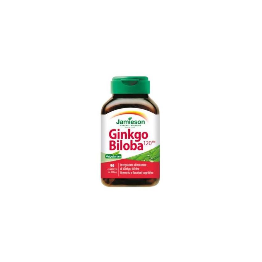 Jamieson Ginkgo Biloba - 90 Compresse per Supporto Cerebrale