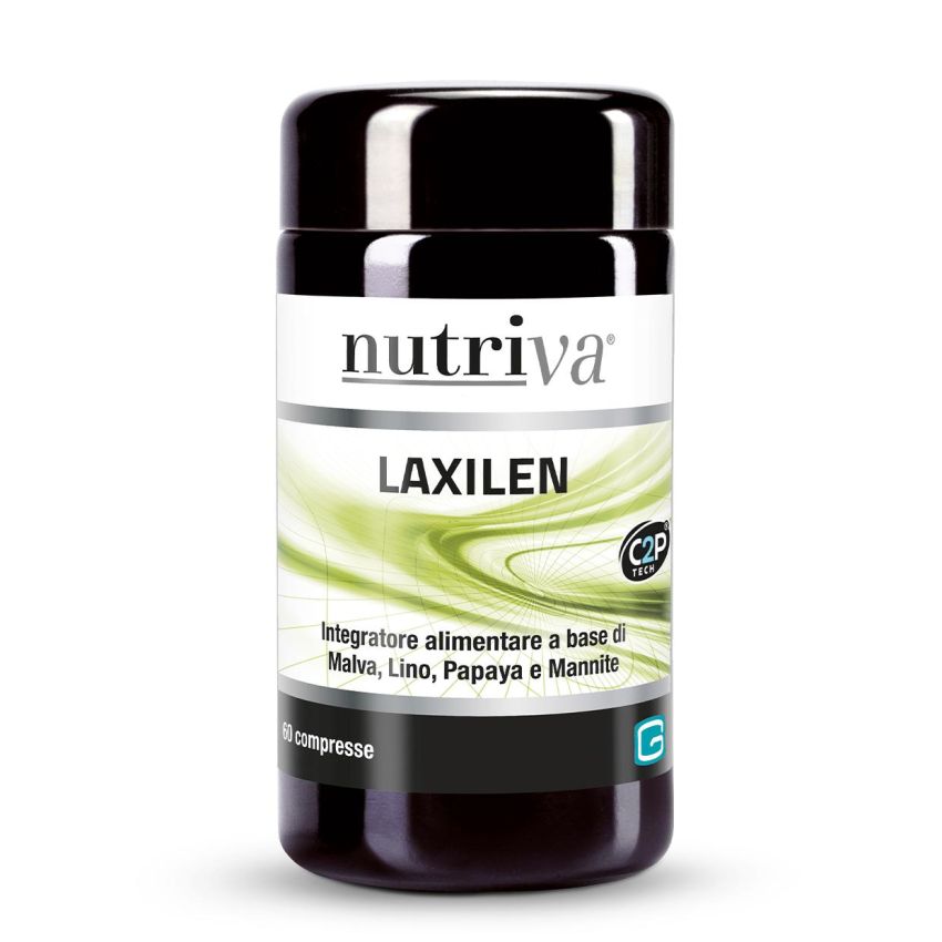 Nutriva Laxilen - Trattamento Naturale per la Regolazione Intestinale, 60 Compresse