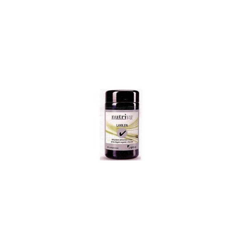 Nutriva Laxilen - Trattamento Naturale per la Regolazione Intestinale, 60 Compresse