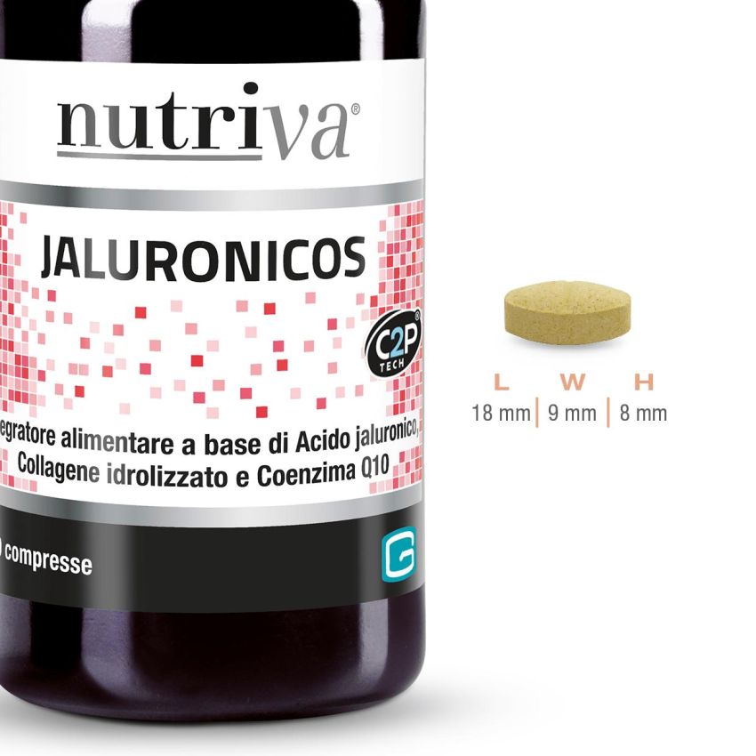 Nutriva Compresse di Acido Ialuronico - 30 Pezzi