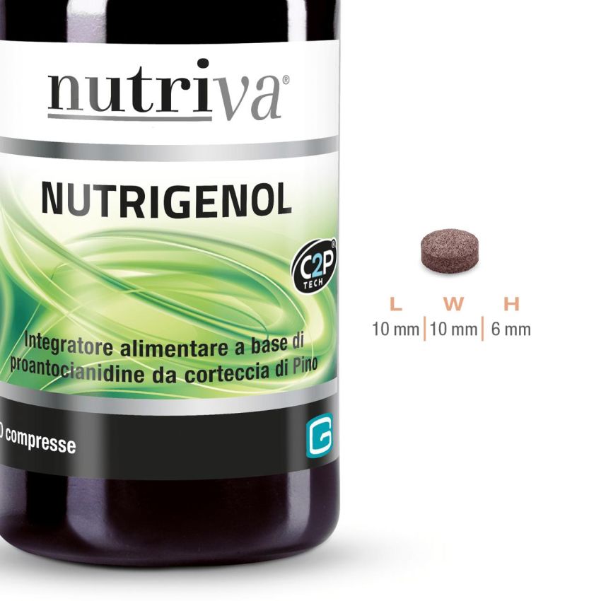 Nutriva Nutrigenol - Integratore Alimentare, 30 Compresse