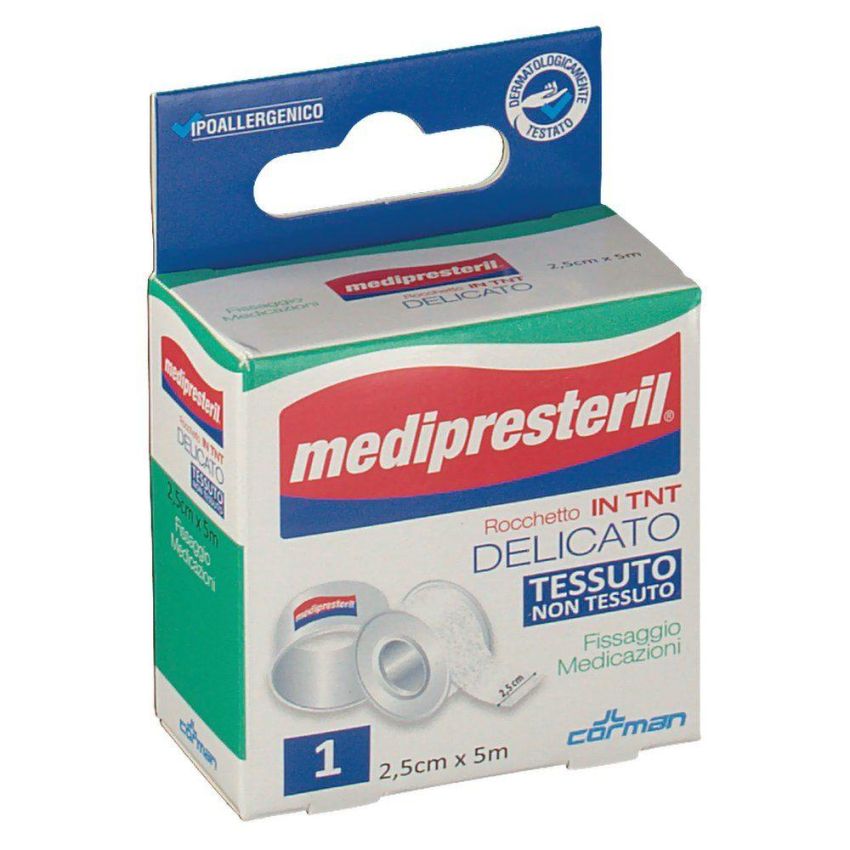 Medipresteril Cerotto Rocchetto in Tessuto Non Tessuto 5mX2,5cm