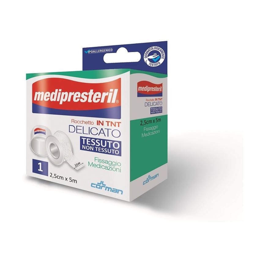 Medipresteril Cerotto Rocchetto in Tessuto Non Tessuto 5mX2,5cm