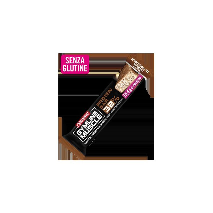 Enervit Gymline Crema Di Nocciole: Barretta Proteica 32% Proteine, 48g