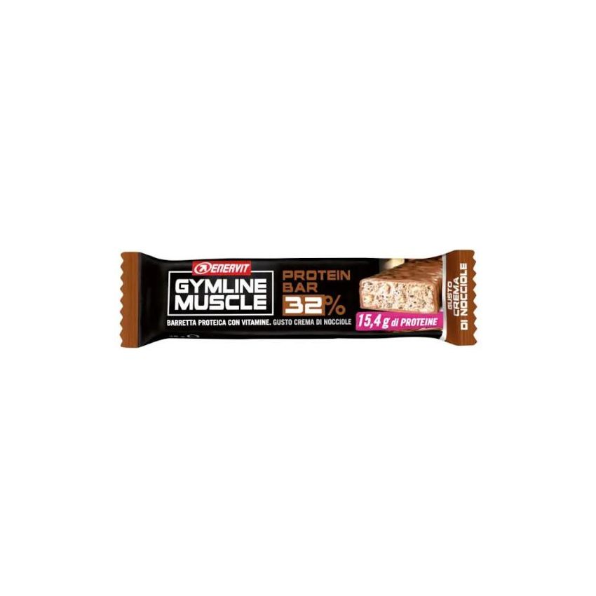 Enervit Gymline Crema Di Nocciole: Barretta Proteica 32% Proteine, 48g