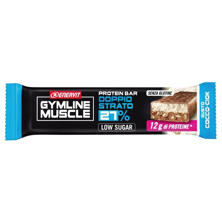 Enervit Gymline - Sbarra Proteica al 27% Cocco e Cioccolato - 45g