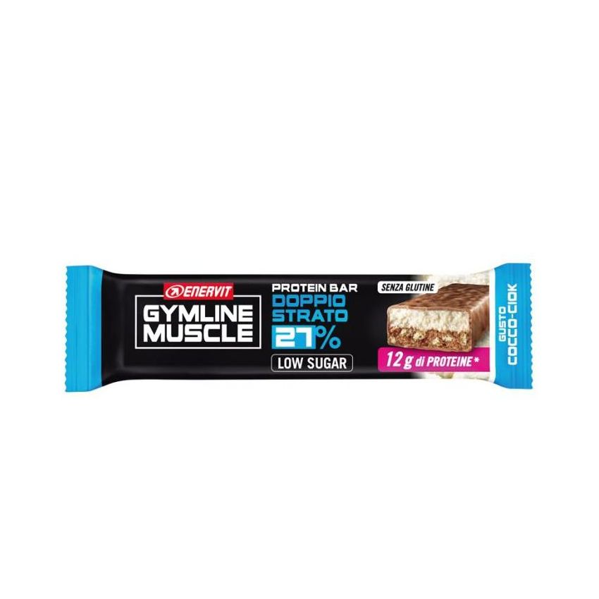 Enervit Gymline - Sbarra Proteica al 27% Cocco e Cioccolato - 45g