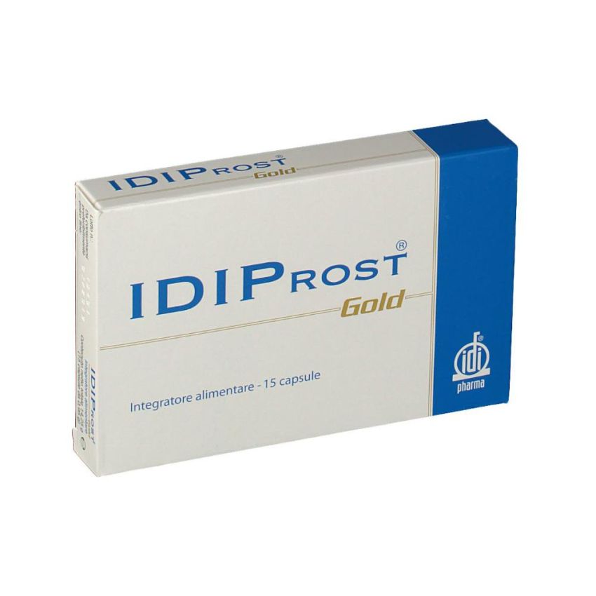 Idiprost Gold Supplemento Prostata - 15 Capsule