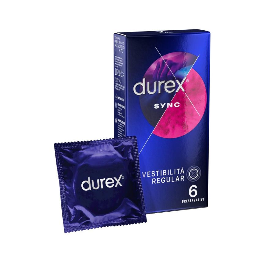 Durex Sync - Confezione da 6 Preservativi