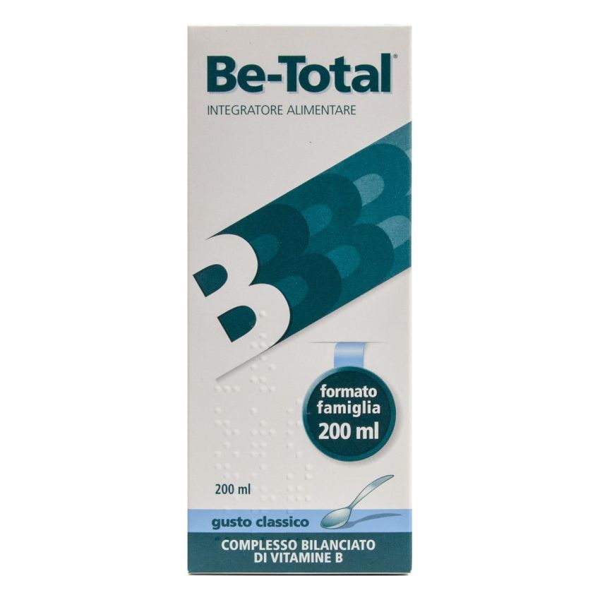 Be-Total Kids Sciroppo 200 ml - Integratore Alimentare con Vitamina B