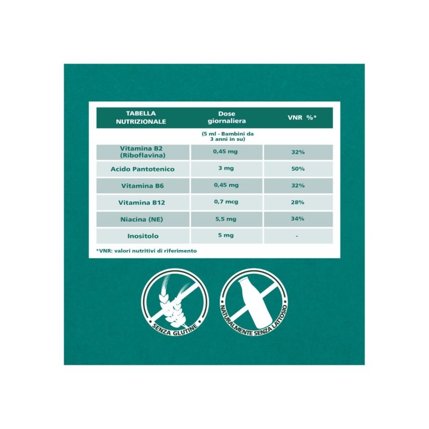 Be-Total Kids Sciroppo 200 ml - Integratore Alimentare con Vitamina B