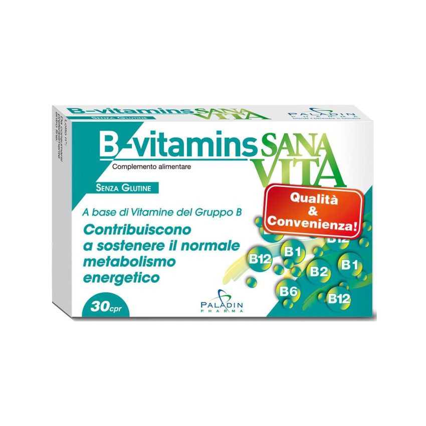 Sanavita Complesso di Vitamine B - 30 Compresse