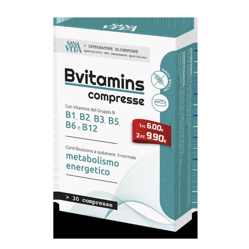 Sanavita Complesso di Vitamine B - 30 Compresse
