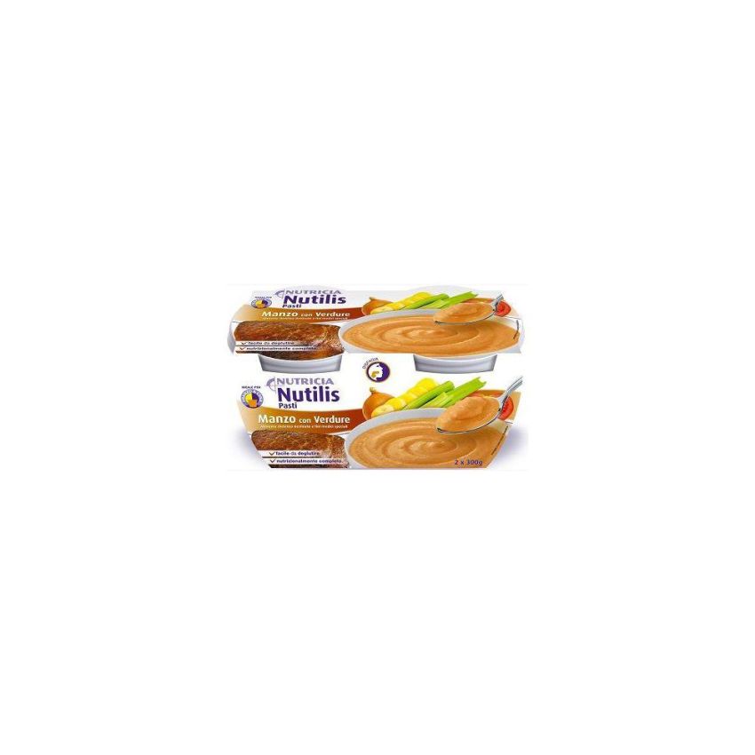 Nutilis Manzo e Verdure Pasti Pronti - Confezione da 2 x 300g