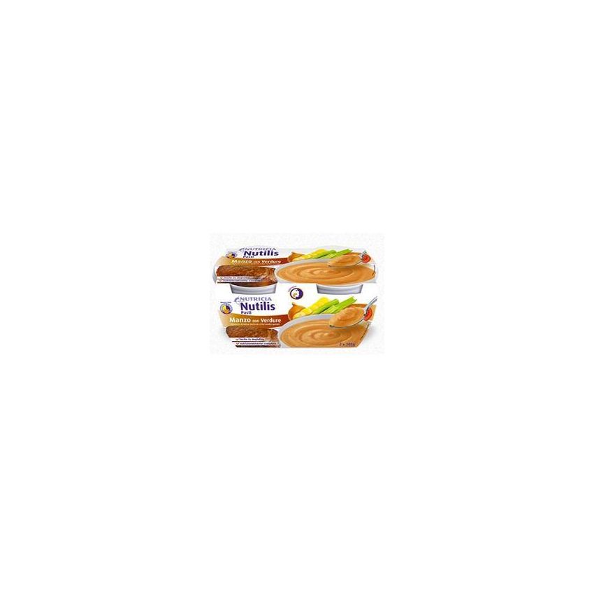Nutilis Manzo e Verdure Pasti Pronti - Confezione da 2 x 300g