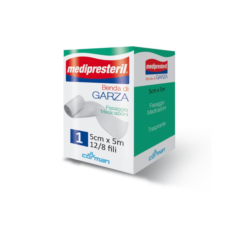 Benda Sterilizzata MediPresteril 5x500 cm, Taglia 12/8