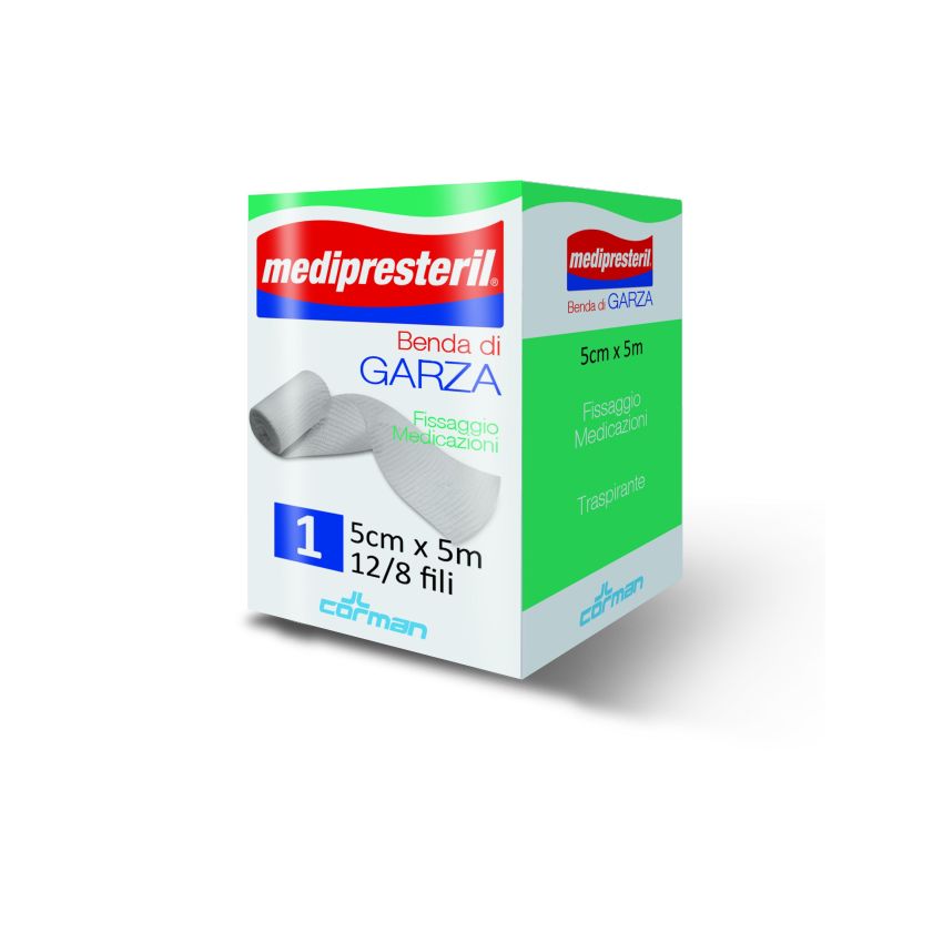 Benda Sterilizzata MediPresteril 5x500 cm, Taglia 12/8