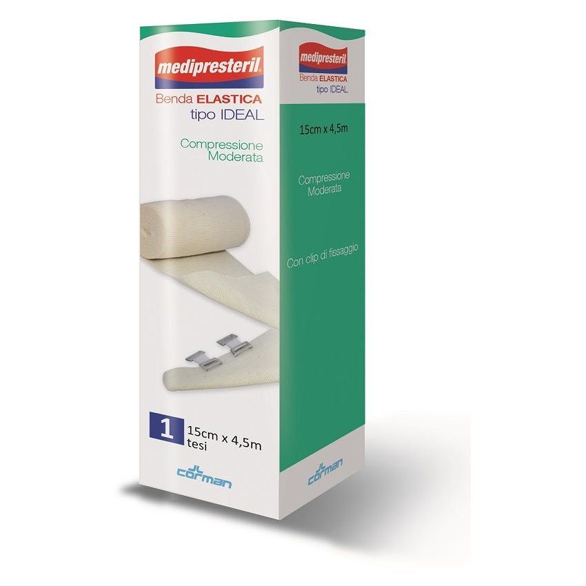 Benda Elastica Medipresteril da 15cmx4.5m Antiallergica