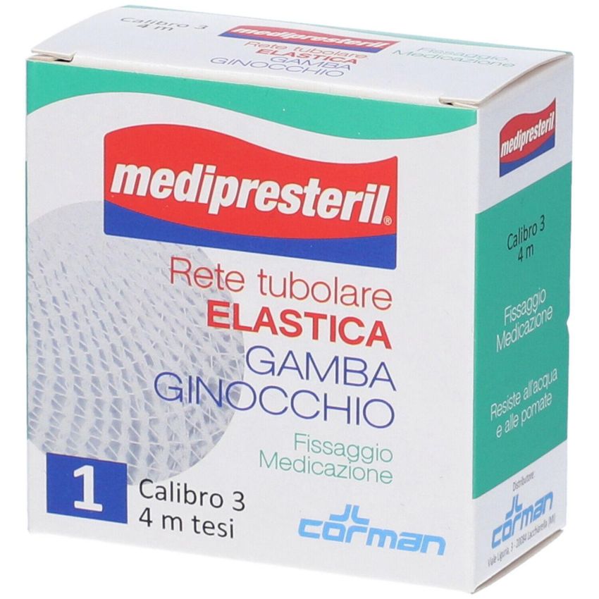 Rete Tubolare Medipresteril per Gamba/Ginocchio, Calibro 3 Metri, Misura 4