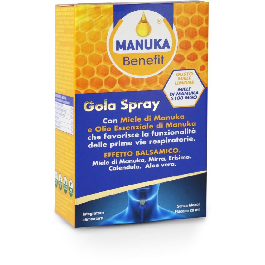 Spray per la Gola Benefico Manuka 20ml