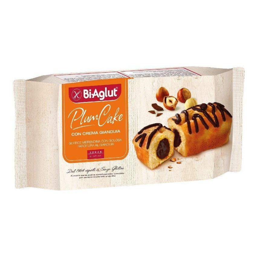 Biaglut Sfornagusto Plumcake alla Gianduia 4 pezzi da 45g