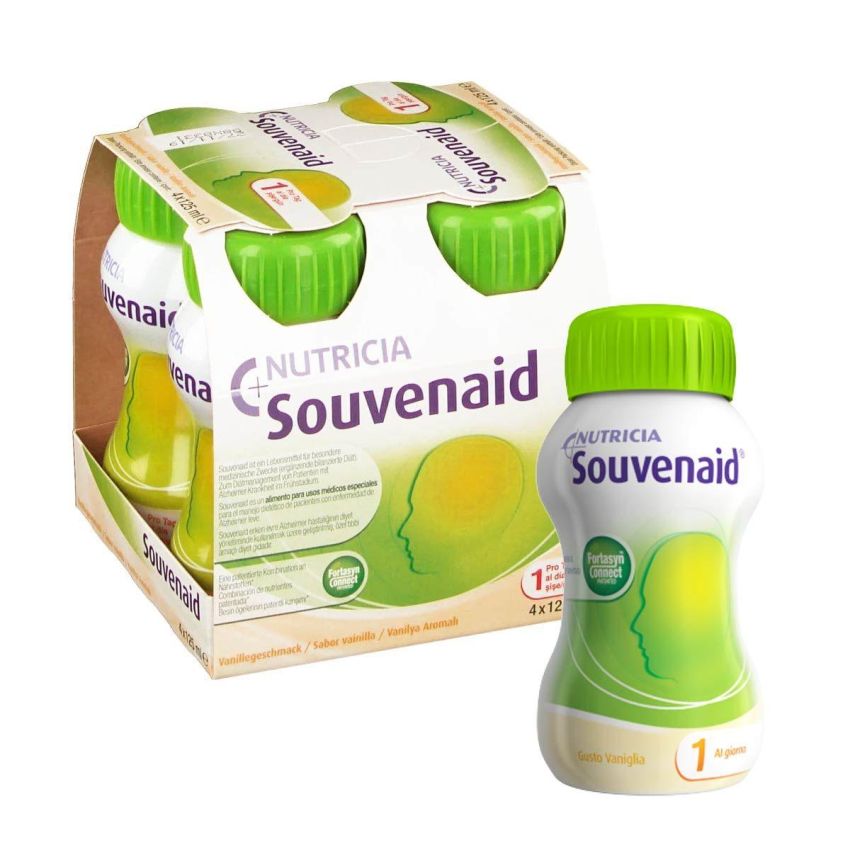 Souvenaid Vanillia Cluster Pacco da 4 Bottiglie da 125ml