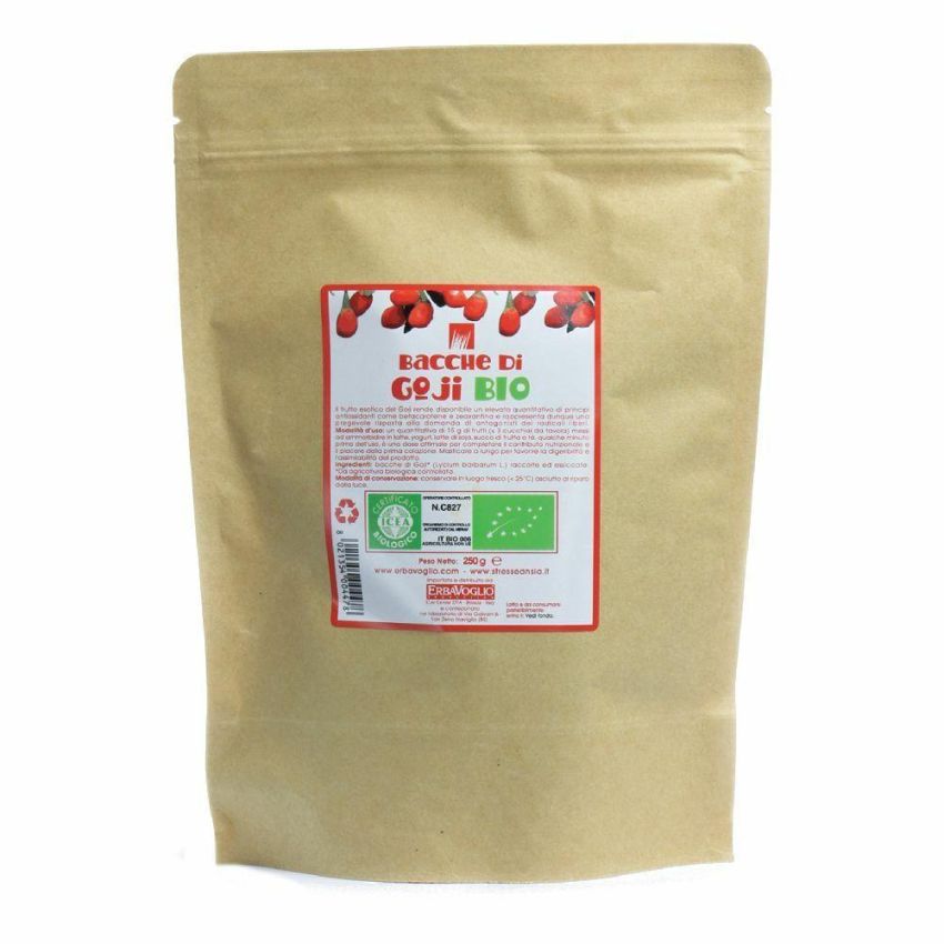 Bacche di Goji Biologiche - Pack da 250g