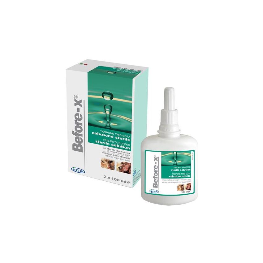 Before-X Soluzione Sterile Pre-Trattamento per Cani e Gatti 2 x 100ml