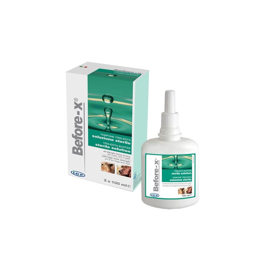Before-X Soluzione Sterile Pre-Trattamento per Cani e Gatti 2 x 100ml