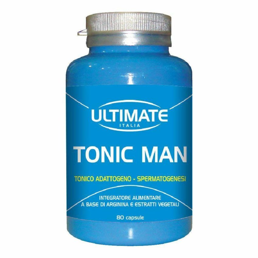 Ultimate Tonic Man - Barattolo da 67g con 80 Capsule Energizzanti