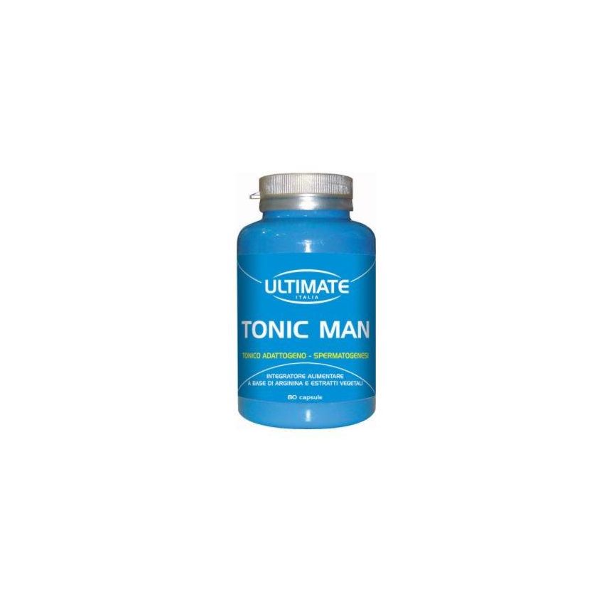 Ultimate Tonic Man - Barattolo da 67g con 80 Capsule Energizzanti