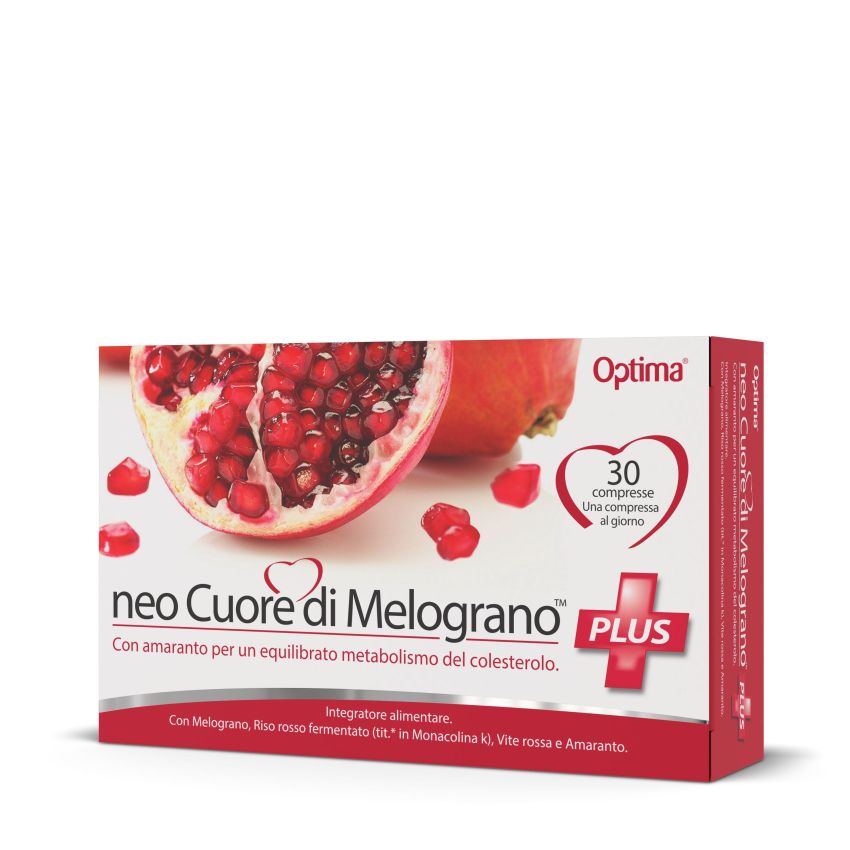 Neocu Plus Cuore di Melograno - Integratore Alimentare, 30 Compresse