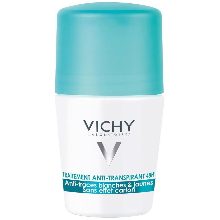 Vichy Antitraspirante Roll-on 50 ml - Deodorante Anti-Traccia