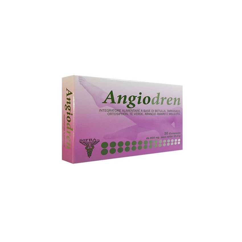 Angiodren - 30 Compresse per la Salute Vascolare