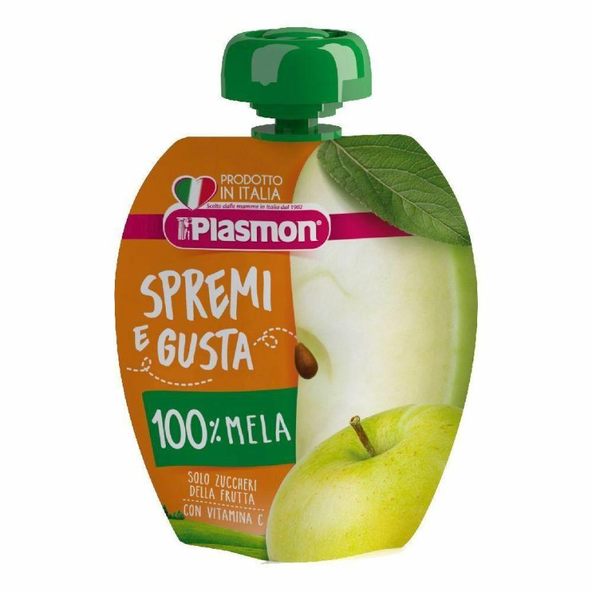 Plasmon Mela - Succo Spremuto e Pronto da Gustare, 100ml