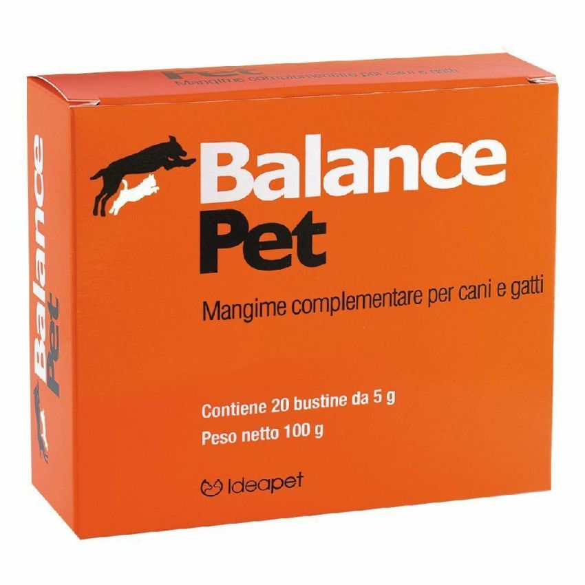 Balance Pet - Mangime Complementare Nutriente per Cani e Gatti - 20 Bustine