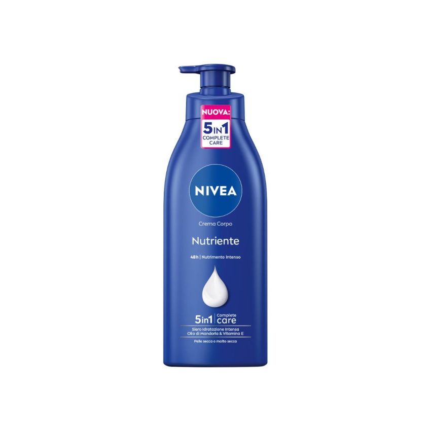 Nivea Body Crema Nutriente 500ml per Pelle Secca