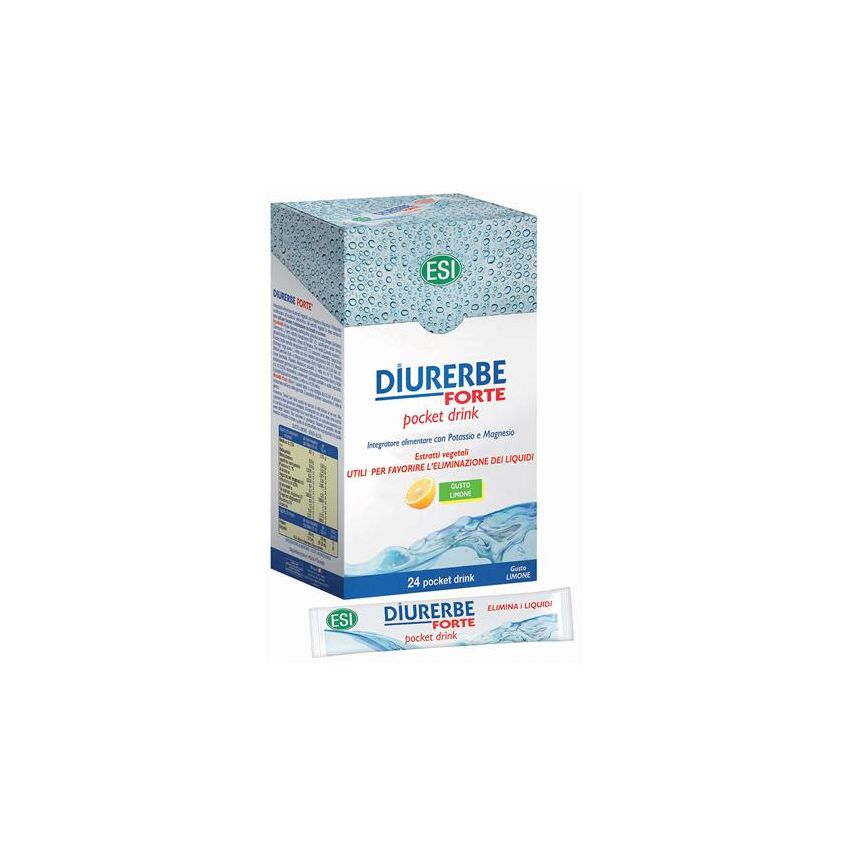 Diurerbe Forte Pocket Drink al Limone - 24 Flaconcini da 20ml
