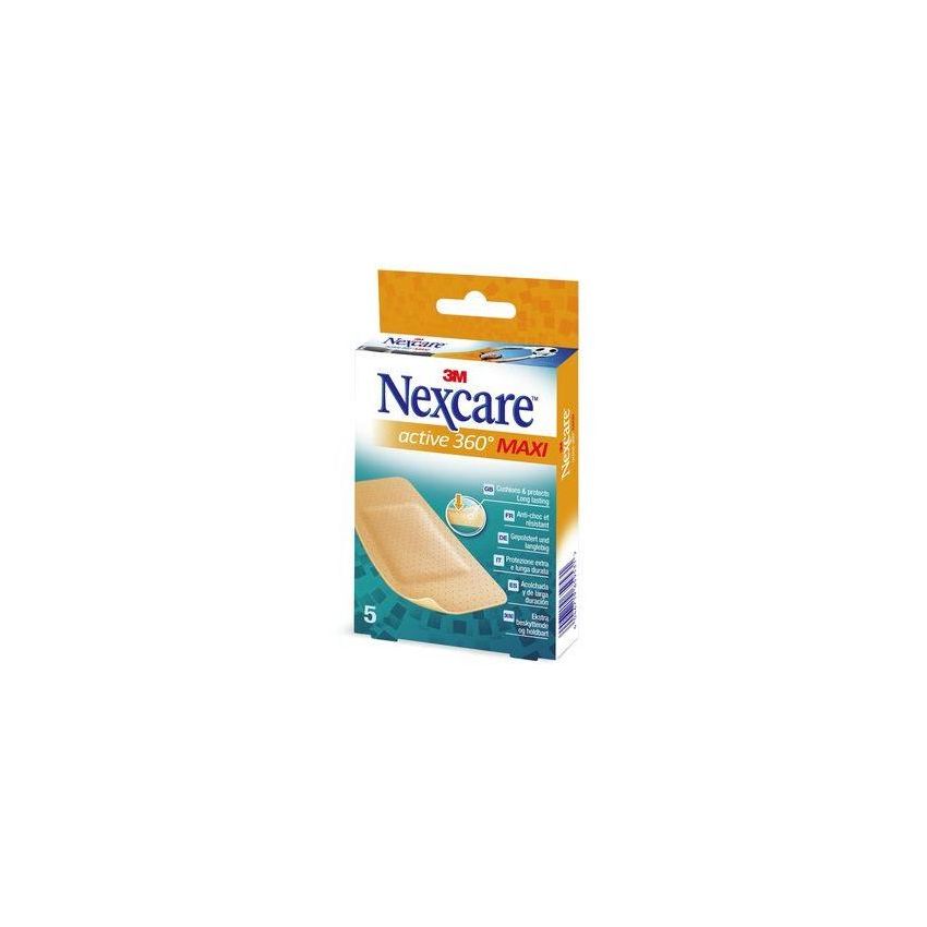 Nexcare Active Cerotto Adesivo a 360 Gradi - Pacco da 5 Pezzi