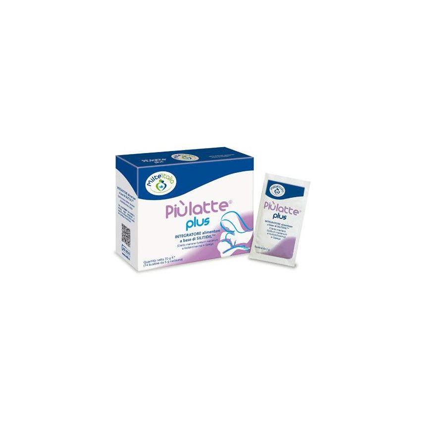 Humana Piùlatte Plus - Integratore Alimentare in Bustine - 14 Bustine
