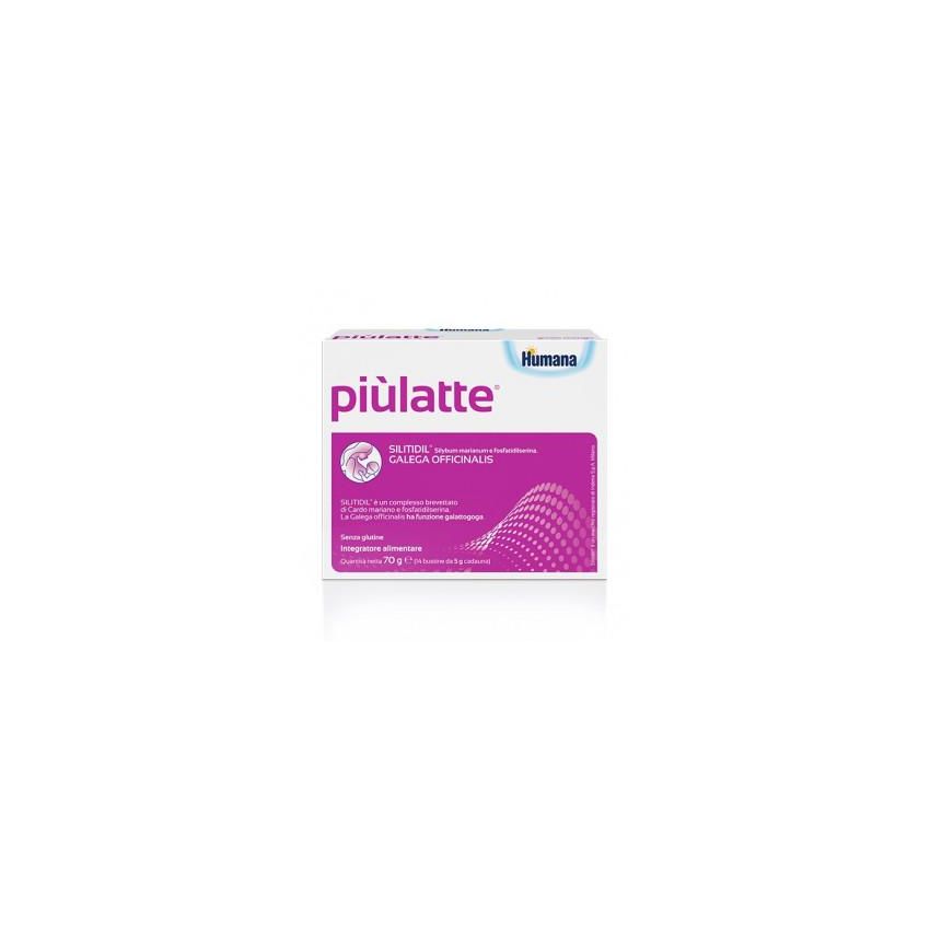 Humana Piùlatte Plus - Integratore Alimentare in Bustine - 14 Bustine