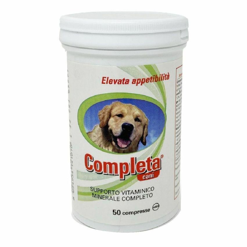 Integratore Alimentare Completo per Cani - 50 Compresse